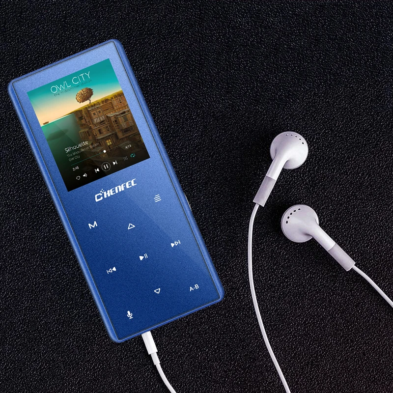 Bluetooth 128 портативный mp3 плеер металлическая Спортивная сенсорная кнопка