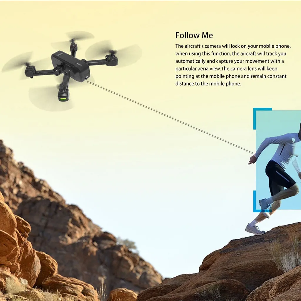 MJX X103W 5G WIFI FPV GPS складной Радиоуправляемый Дрон с 2K HD камерой режим следования за