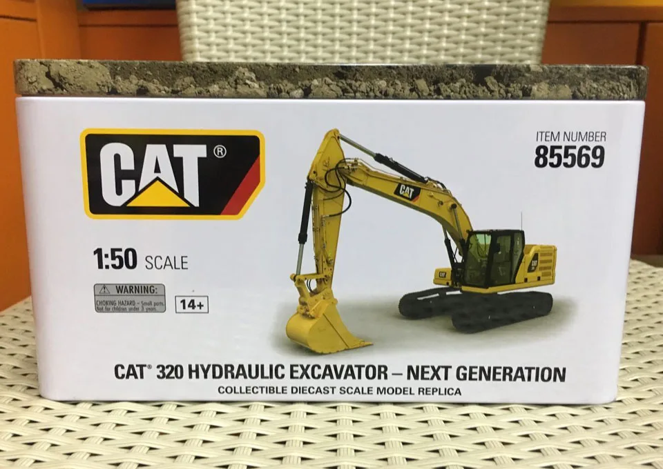 Caterpillar Cat 320 Гидравлический Экскаватор следующего поколения 1/50 масштаб