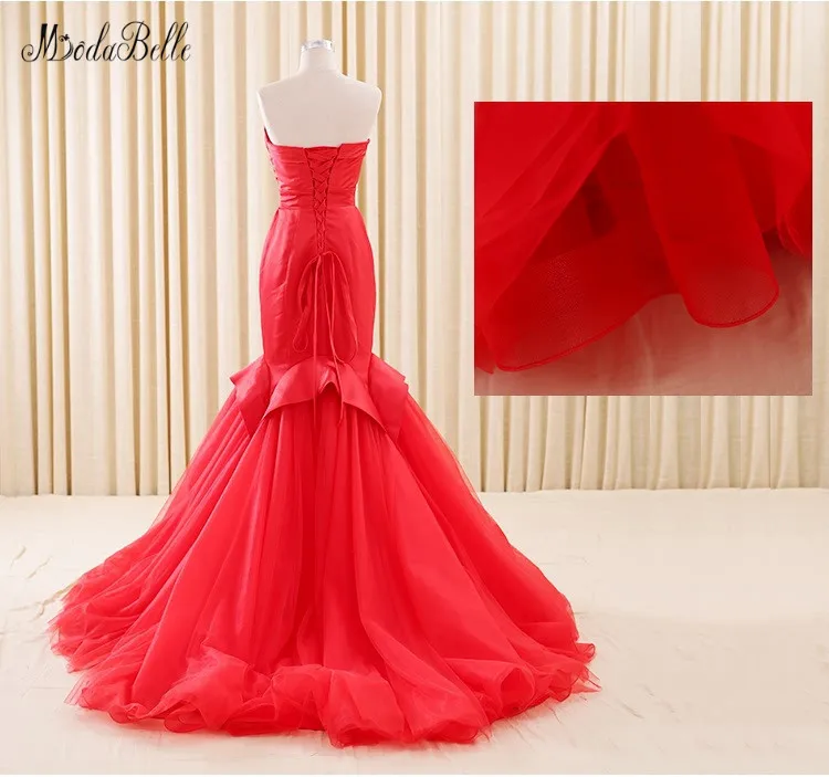 Красное вечернее платье с сердечком Modabelle Abito Cerimonia Donna Robe Longue Femme Soir E темно-синее