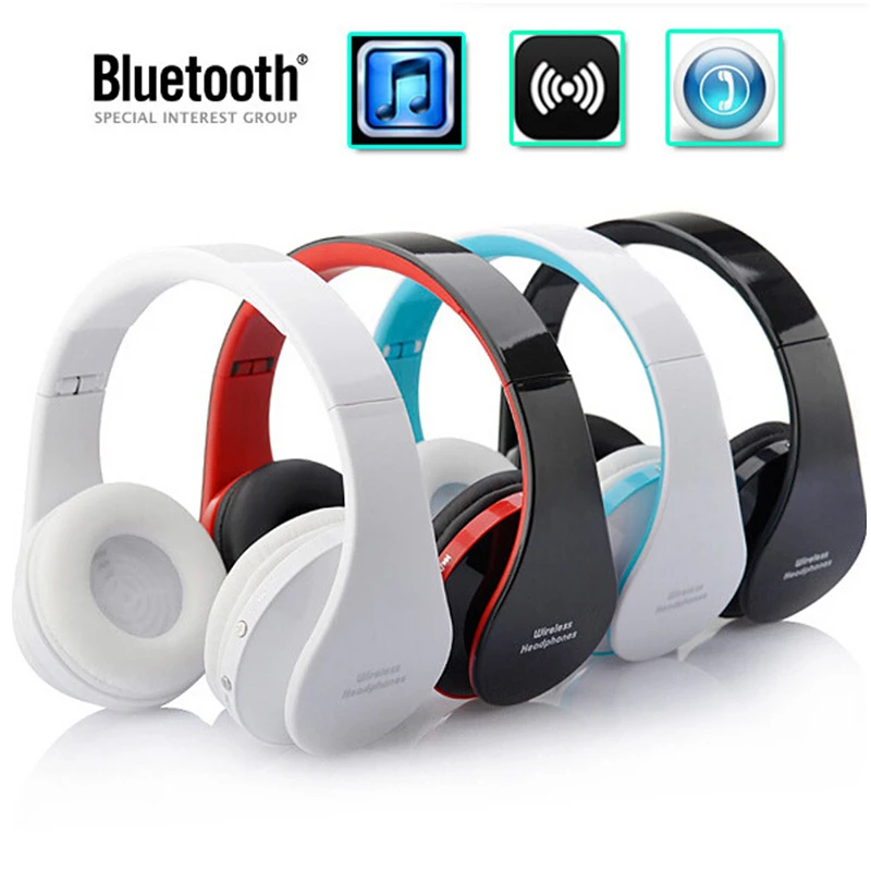 VAORLO беспроводные наушники спортивные Bluetooth складные с микрофоном для компьютера
