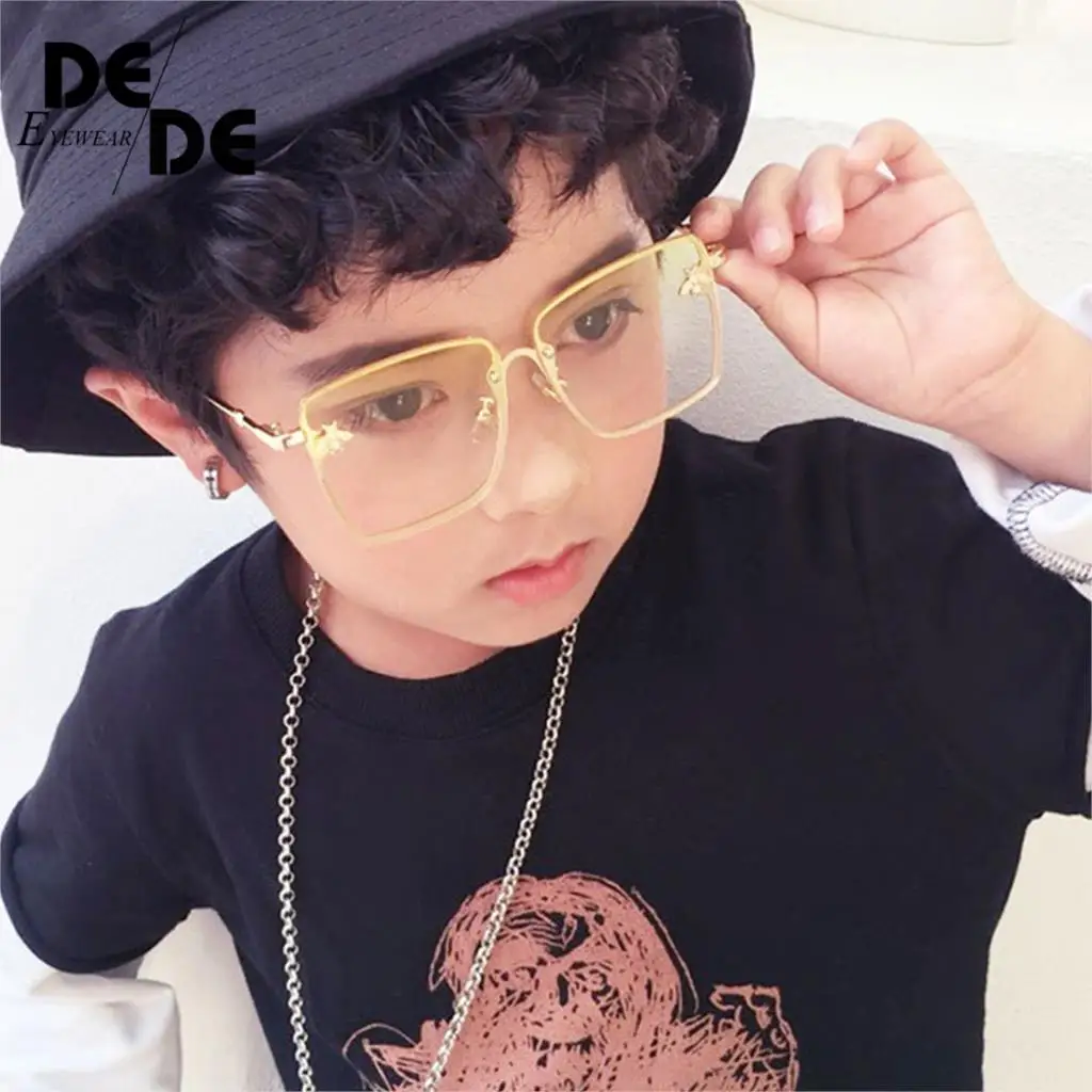 2019 Oversize Square Kids Sunglasses Celebrity Sun Glasses Boys Girys Superstar Luxury Brand Designer Female UV400 | Аксессуары для