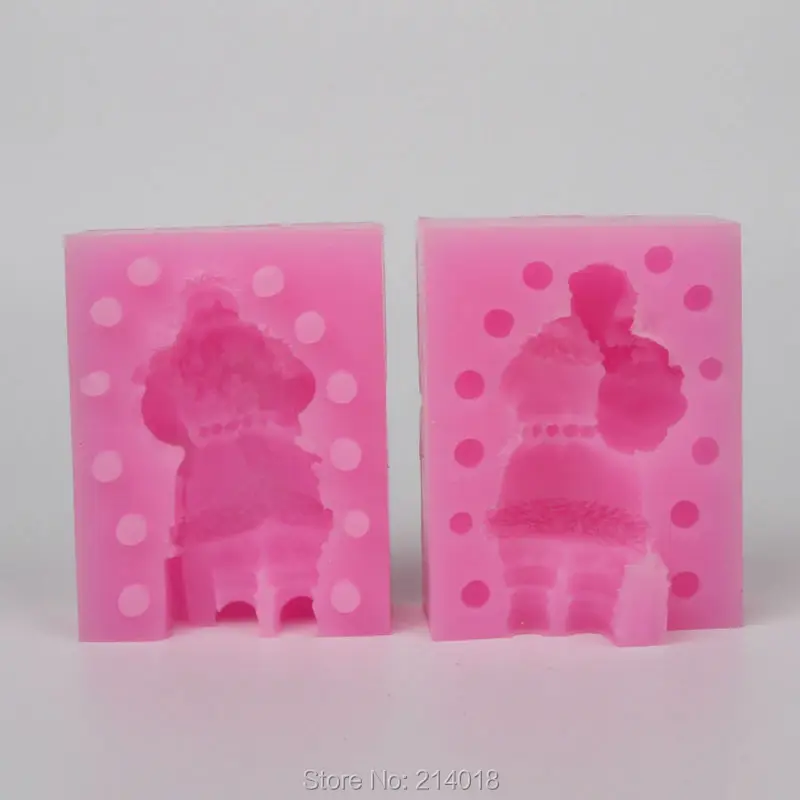 Новый год 3D мир голубь Рождество 001|silicone mould|candle moldsoap silicone |