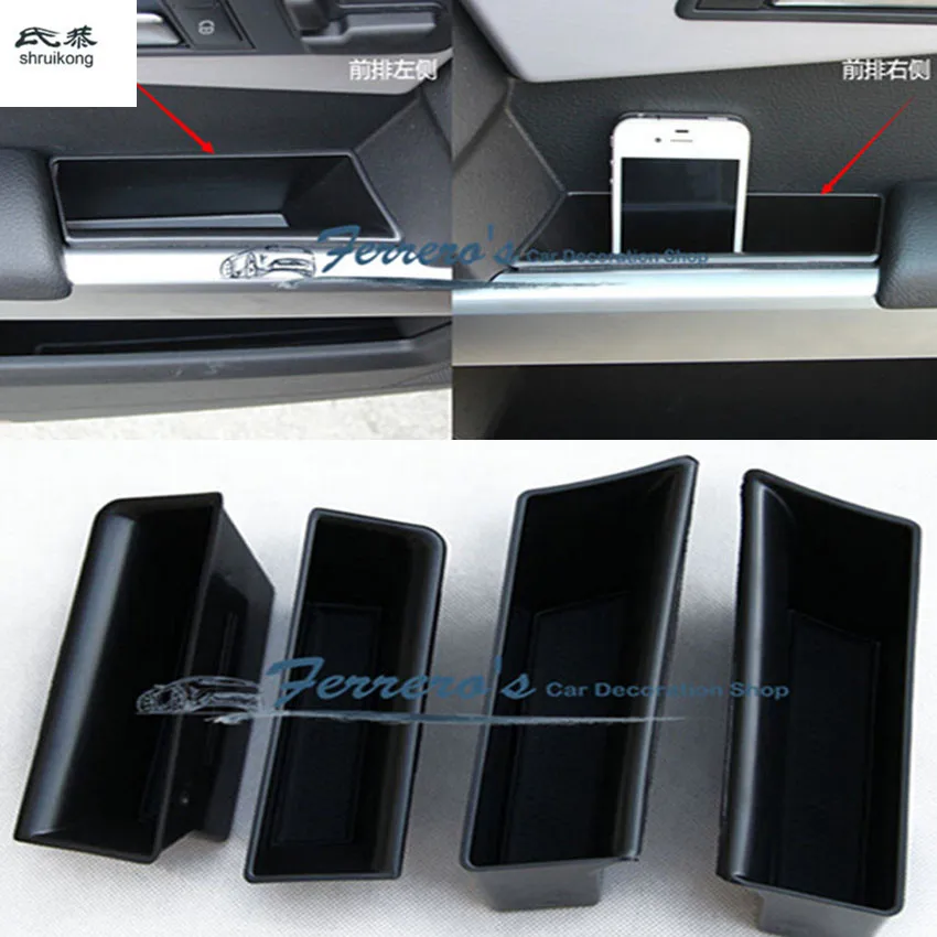 

4pcs/Lot for Mercedes Benz GLK300 GLK260 GLK200 Car Door Store Content Box Decoration Car Styling