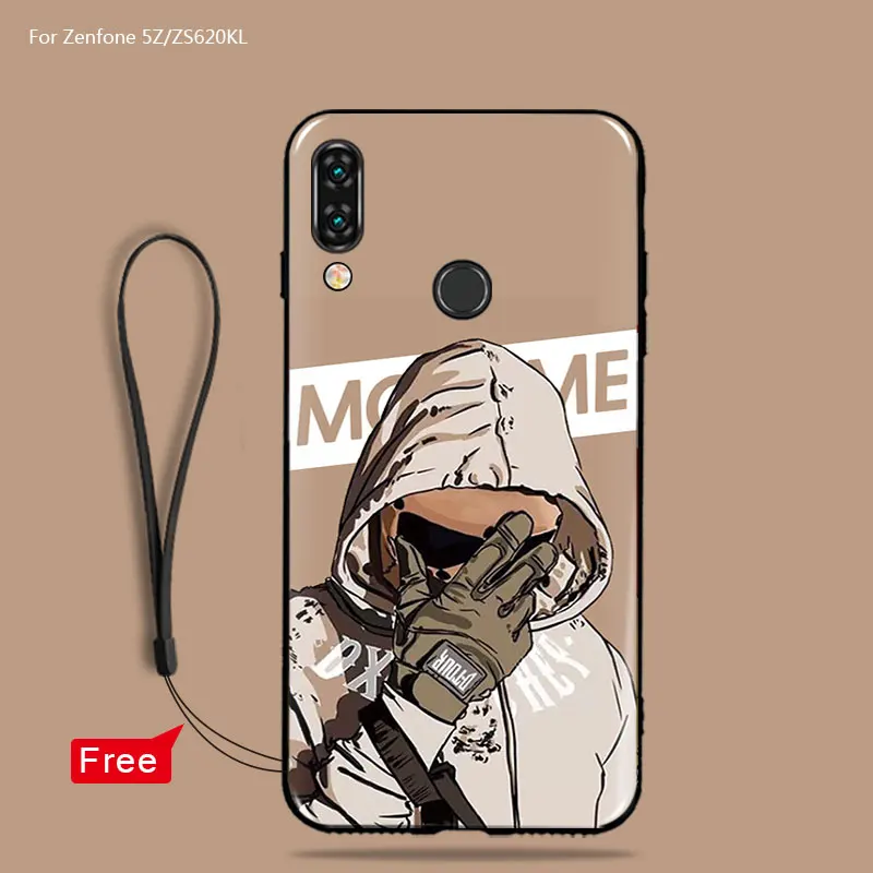 For Asus Zenfone 5 ZS620KL/ZE620KL case silicon cute cartoon painted soft TPU for 5Z ZS620Kl phone 6.2 |