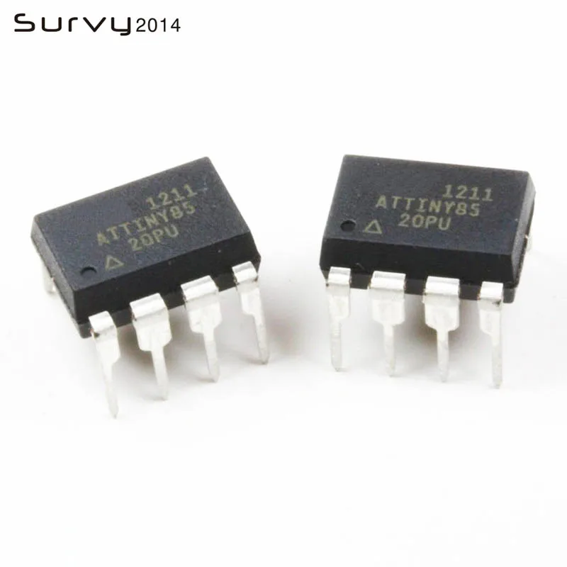 10 шт. ATTINY85 20PU DIP 8 DIP8 85 20 New|Интегральные схемы| |