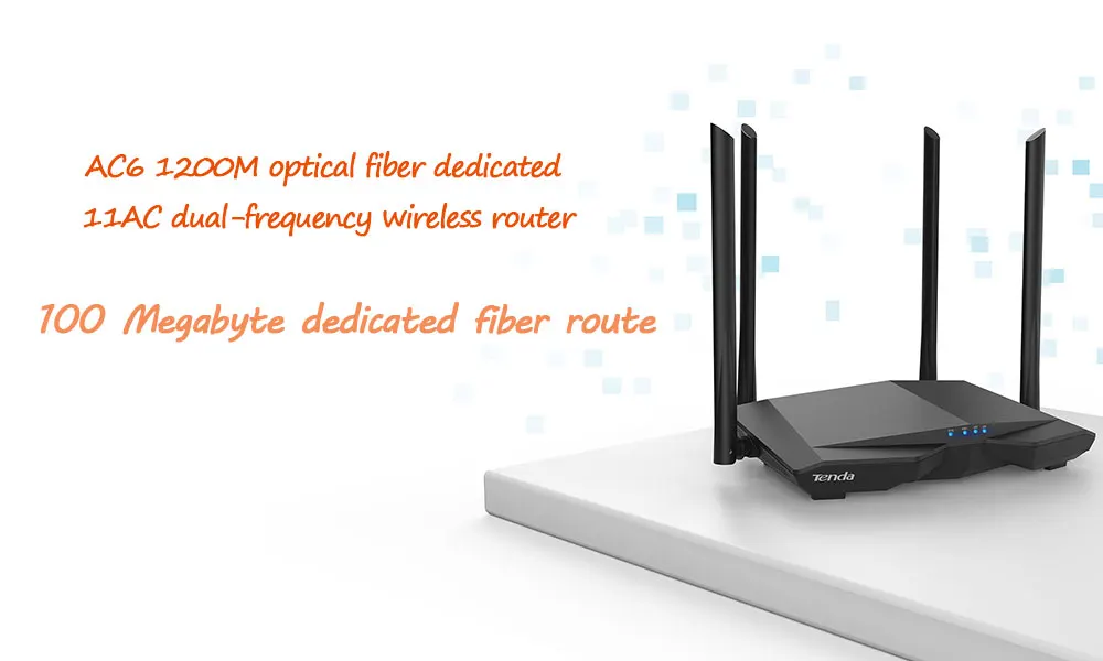 Tenda AC6 двухдиапазонный AC1200 2,4G/5,0 GHz беспроводной Wi-Fi маршрутизатор Wi-Fi ретранслятор, приложение дистанционное управление