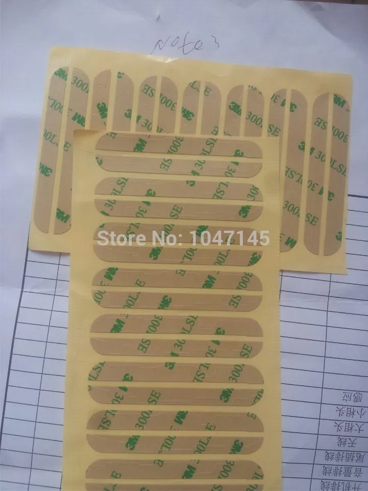 1 шт. 3 м верхняя + нижняя сенсорная клейкая наклейка для Samsung Galaxy Note N9000 N9005 запасная