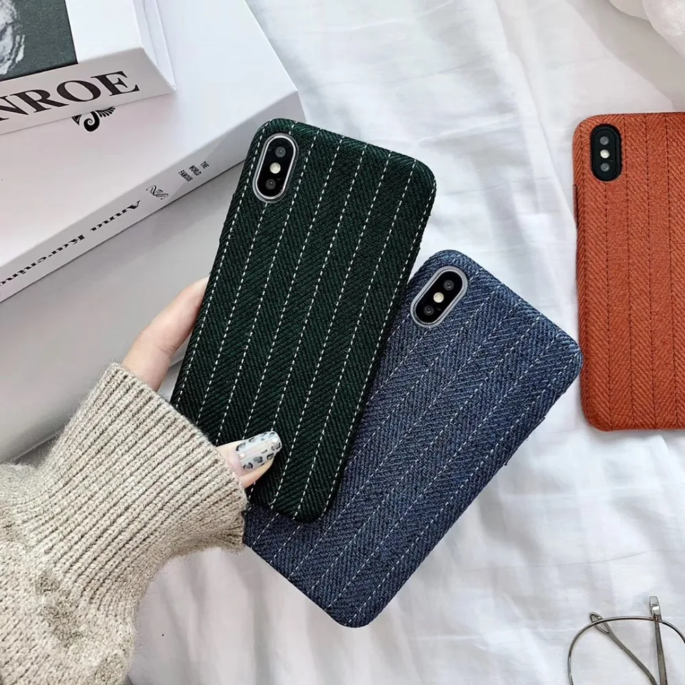 Простая осенне-зимняя фланелевая мягкая оболочка для iPhonexs/max/xr/7/8Plus/6s | Мобильные