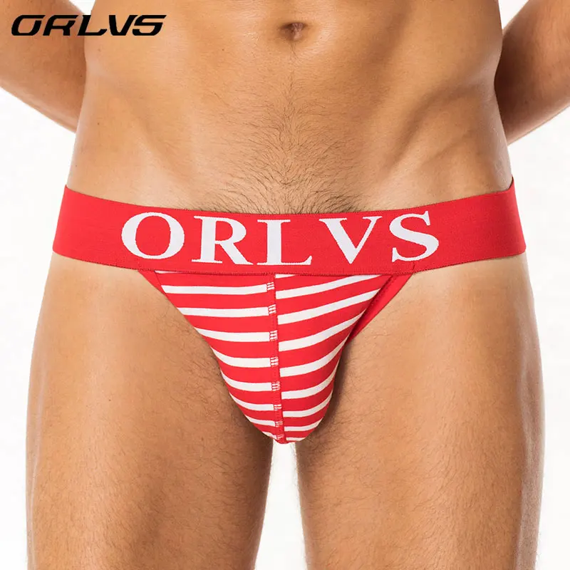 ORLVS бренд Мужские трусы сексуальные хлопковая &quotРакушка&quot Трусики Cueca Gay Нижнее
