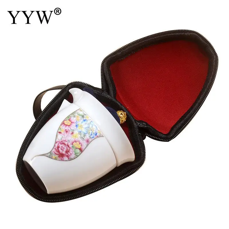 

Ceramic Tea Set Pattern Elegant Lady Lunch Tea Combination Accessory Tea Pot Cup Set High Grade Tea Ceremony Mug Gift