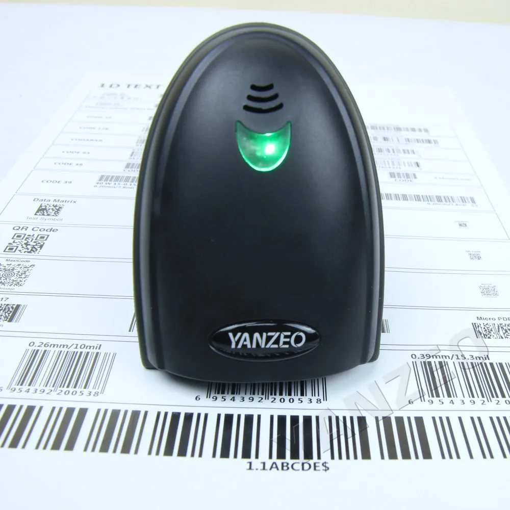 Yanzeo L6810 Портативный USB сканер штрих кода портативный Проводной 1D лазерный код для