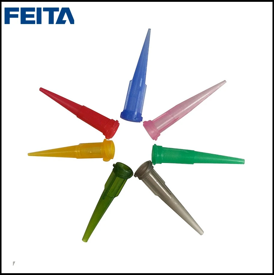 Feita 1000 шт./пакет 1/2 ''Совет Длина TT пластиковый клей иглы Советы SMT Solder PCB