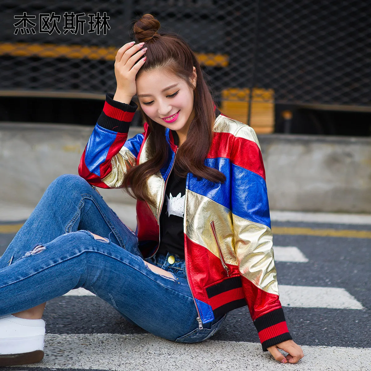 Куртка женская осенняя зимняя из овчины с воротником стойкой|jacket air|jacket teddyjacket red |