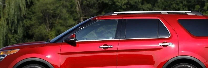 Lsrtw2017 304 нержавеющая сталь окна автомобиля планки для ford explorer 2012 2013 5