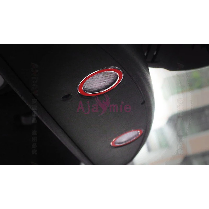 For Mercedes Benz A B C E Class CLA GLA GLK ML GL GLC Rearview Mirror Light Panel Ring Sticker Car Styling Accessories | Автомобили и