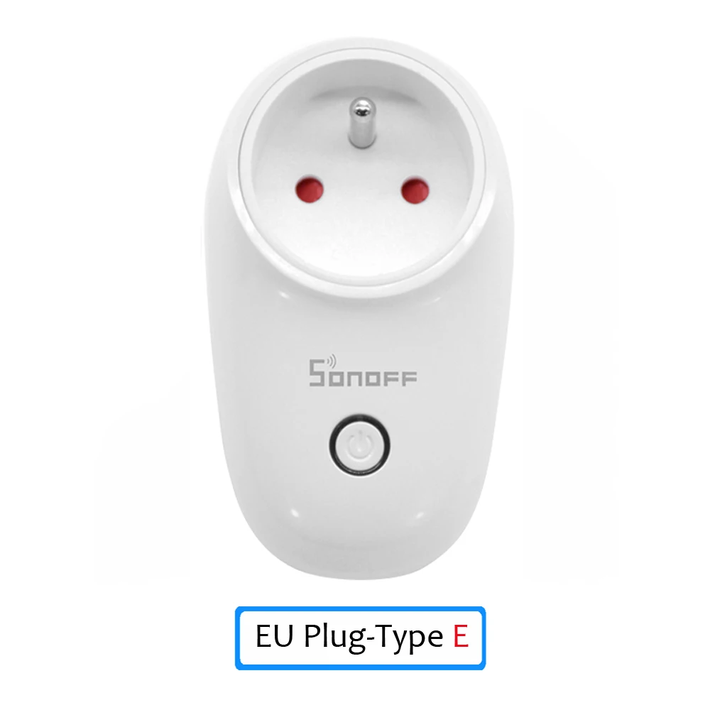 S26 Type E 2 шт./лот Sonoff S20 S26 Wifi умная розетка Sonoff Baisc SV WiFi беспроводной переключатель модуль Sonoff dr Din Rail лоток DW1 Датчик 433 МГц - Комплект: S26 Type E
