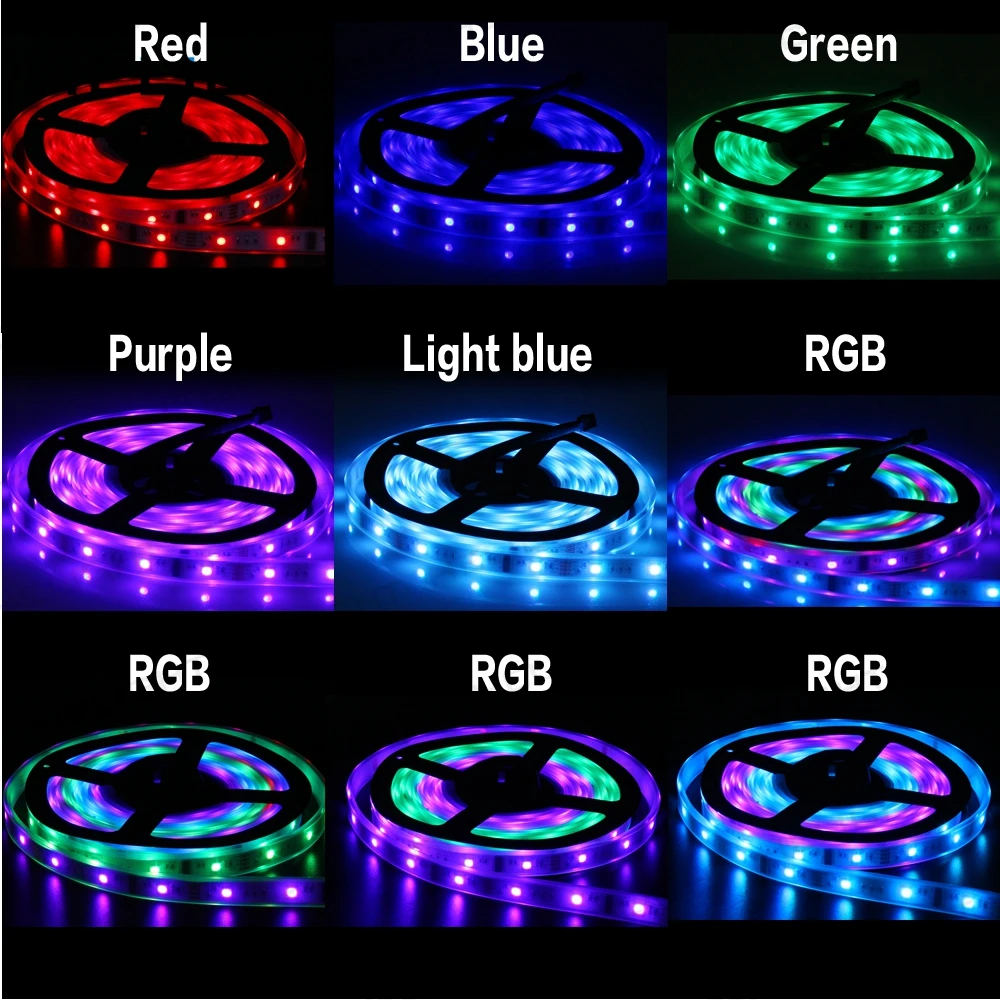 6803 Волшебная цветная полоса 5050 RGB цифровая светодиодная 5 м 12 В постоянного тока 30