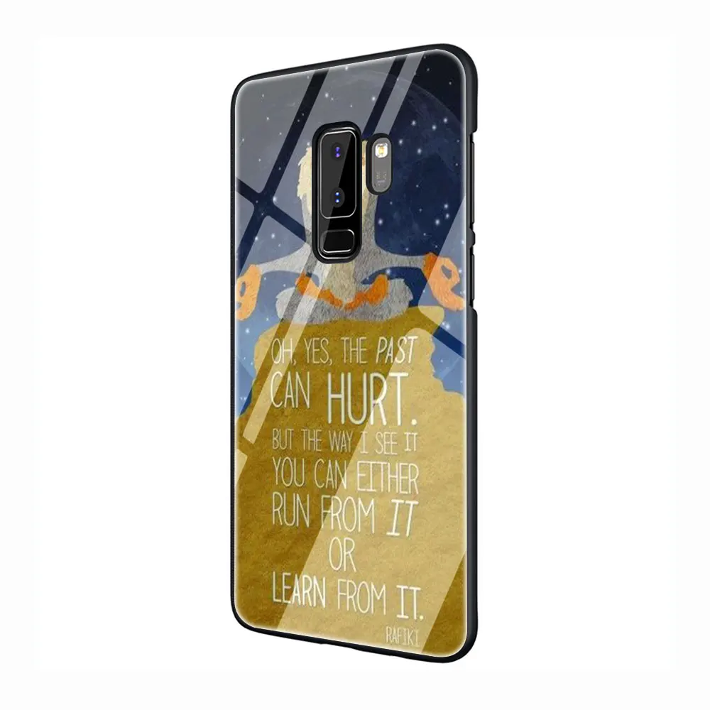 Король Лев силиковые очки с закалённым Стекло Телефон чехол для Galaxy S7 edge S8 9 10 Plus, Note 8, 9, 10, A10 20 30 40 50 60 70 - Цвет: G11