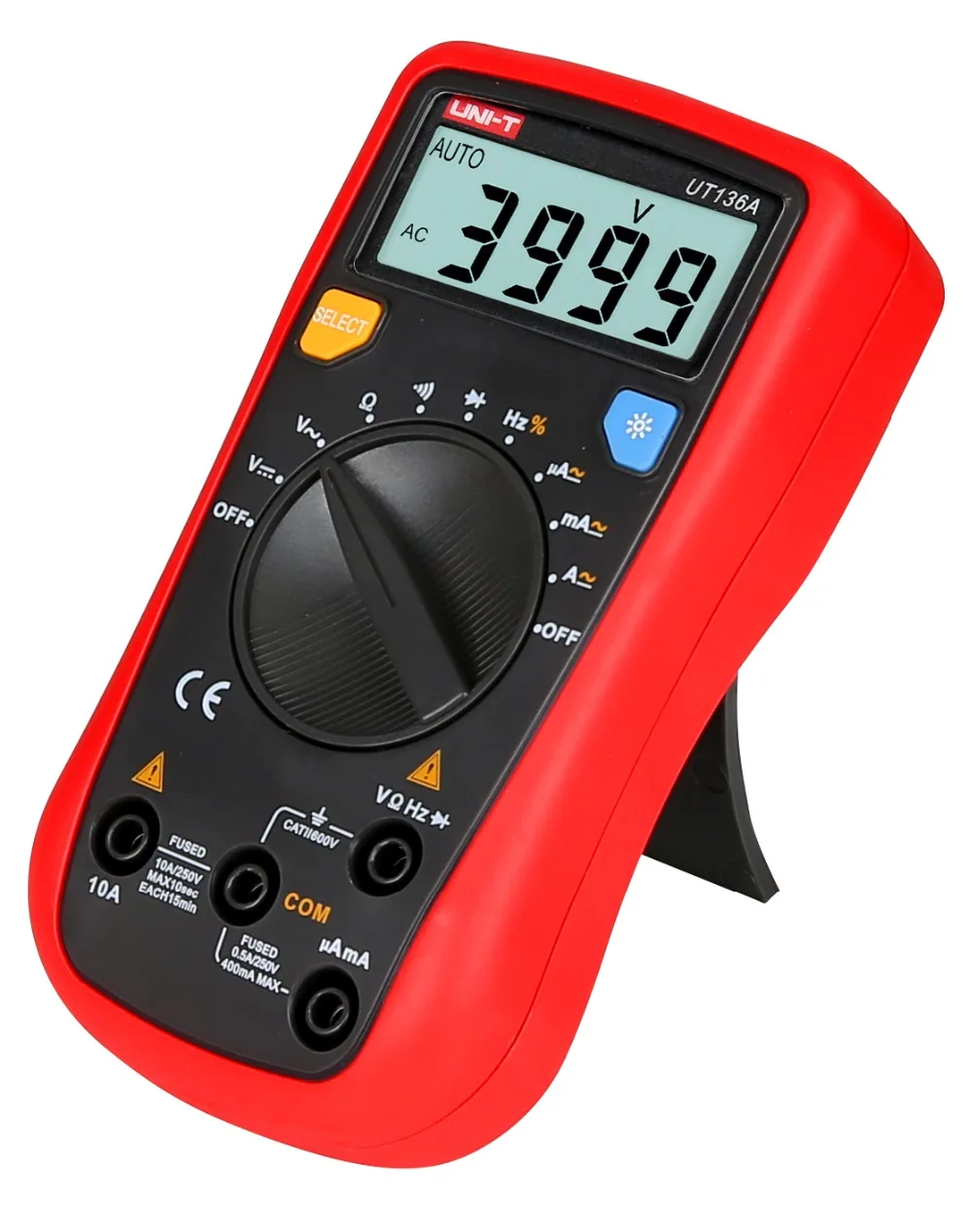 UNI-T UT136A/UT136B/UT136C/UT136D Цифровой мультиметр Авто Диапазон AC/DC напряжение