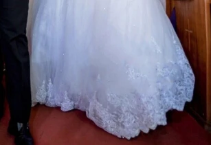 Свадебное Платье 2017 Люкс Бальное платье Романтический Cap Рукавом V Шеи с Открытой