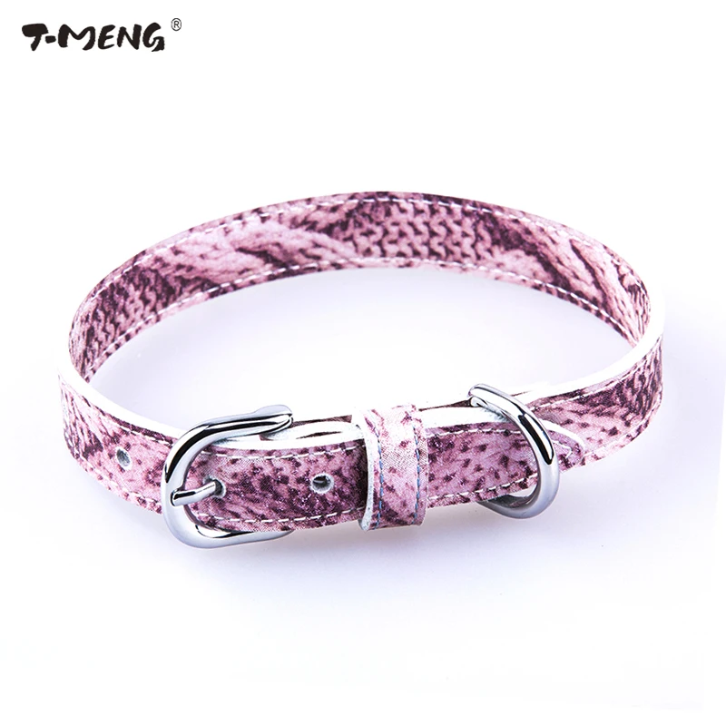 Женский ошейник для собак из натуральной кожи маленьких средних и больших