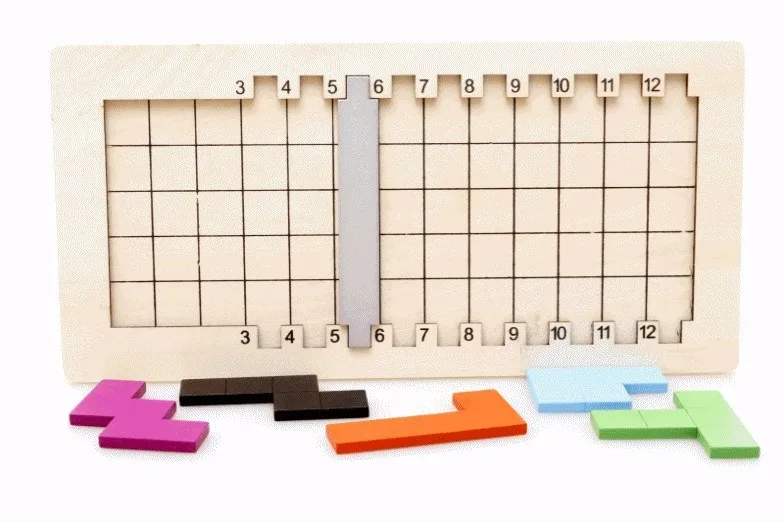 IQ Pentomino деревянные головоломки ума головоломки Пазлы игра для взрослых детей