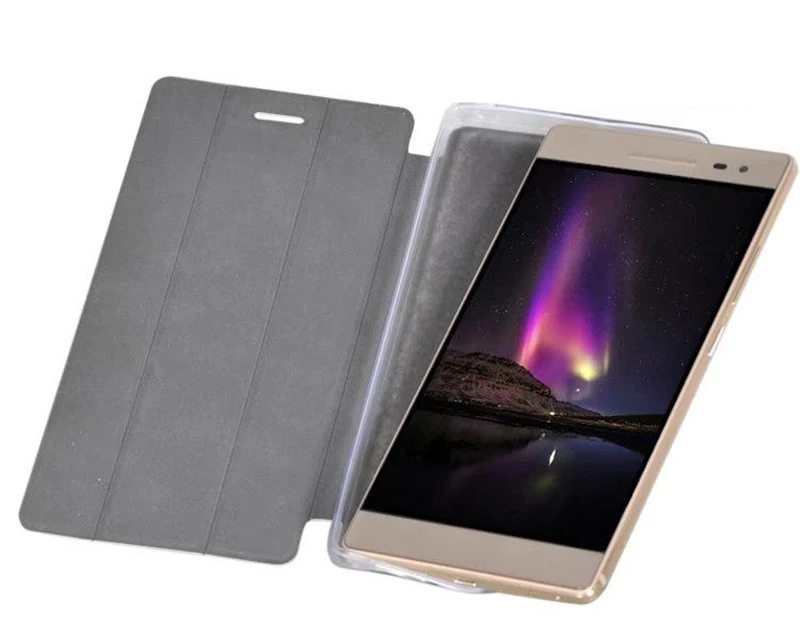 Чехол из искусственной кожи (полиуретан) с функцией подставки для телефона Lenovo PHAB