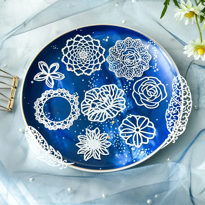 

Белые кружевные бумажные салфетки/салфетки для свадебной вечеринки, украшения, принадлежности для скрапбукинга, бумажные изделия