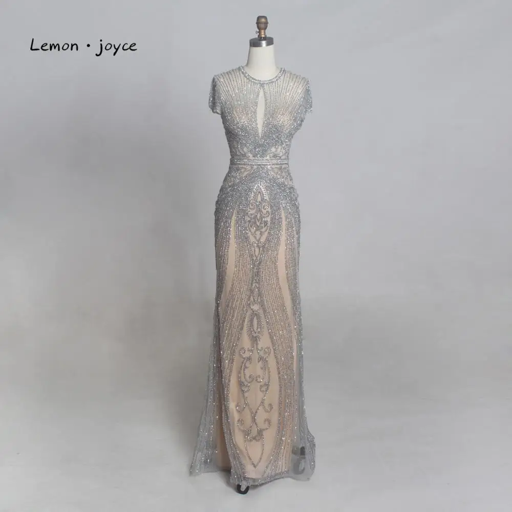 Lemon joyce Роскошные Длинные вечерние платья 2020 сексуальные для выпускного с