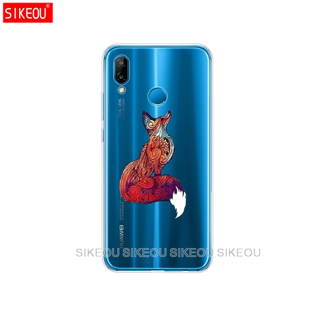 Силиконовый чехол для телефона Huawei P20 P7 P8 P9 P10 Lite Plus Pro 2017 P Smart soft tpu sly fox pattern Защитный чехол|Бамперы| |