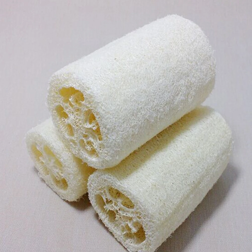 1 шт. Новая натуральная губка-скраб для тела Loofah Губка из бутылочной тыквы ванны