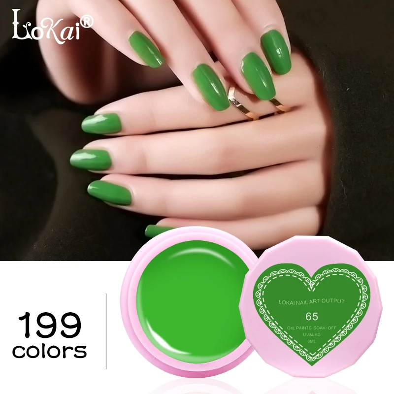 Новый полуперманентный Гель лак Lokai для ногтей 1 шт. УФ и светодиодный яркий 199