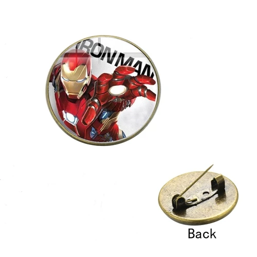 SONGDA Marvel, Железный человек, Тони Старк, броши, Arc Reactor, Мстители, 4 значка, классика, кино, булавки, коллекция фанатов, джинсовая рубашка - Окраска металла: Style 27