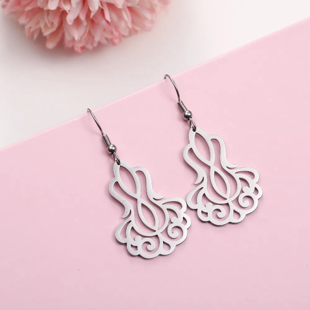 Женские винтажные серьги-подвески Fishhook модные золотого и черного цвета из