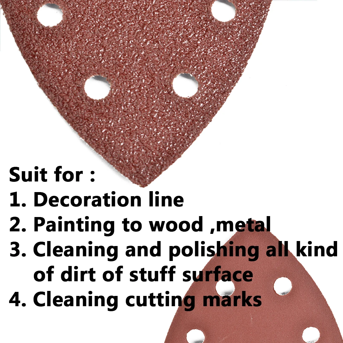 25PC 90mm Delta Sander Sand Paper Hook &amp Loop Sandpaper Disc Abrasive Tools for Sanding Grit 40-320 | Инструменты
