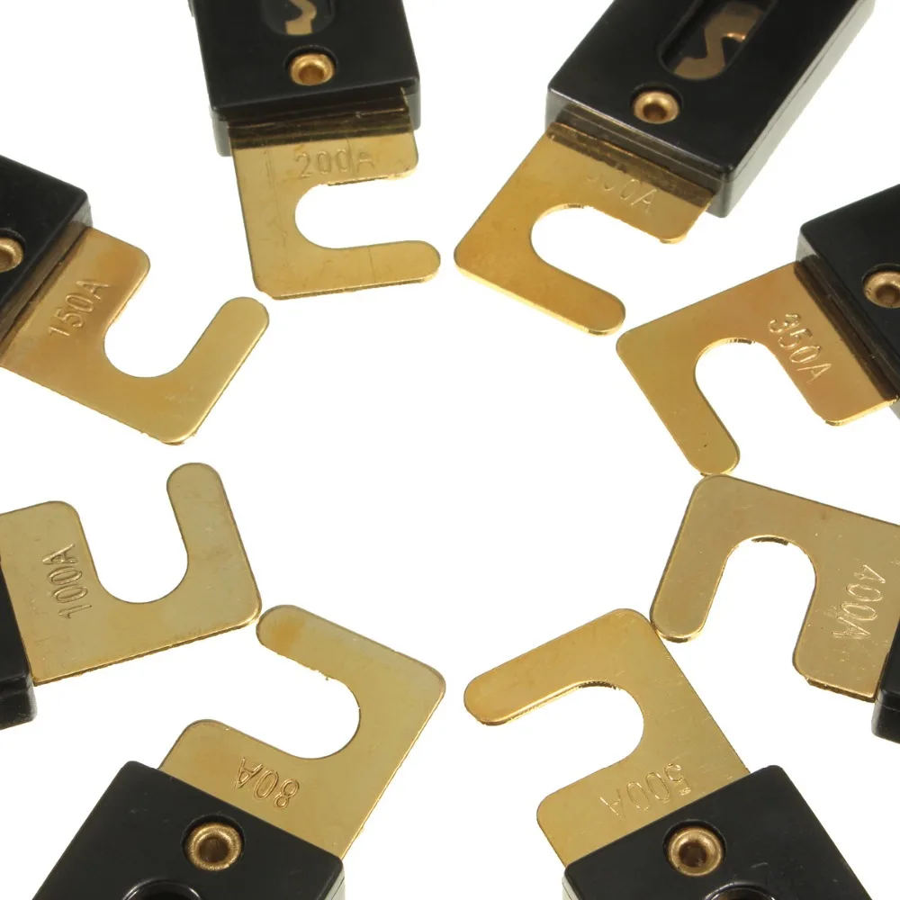 200PCS/LOT Car Stereo Audio ANL Fuse Gold Plated 80A 100A 150A 200A 300A 350A 400A 500A AMP | Автомобили и мотоциклы