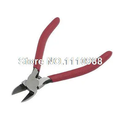

Red Nonslip Handle Diagonal Pliers Cutter Micro Nippers 5" for Beading Jewelry