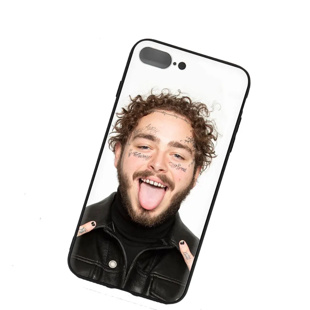 Силиконовый чехол для телефона post malone из ТПУ для iPhone 5 5S 6 6s 7 8 Plus 11 Pro X XR XS MAX