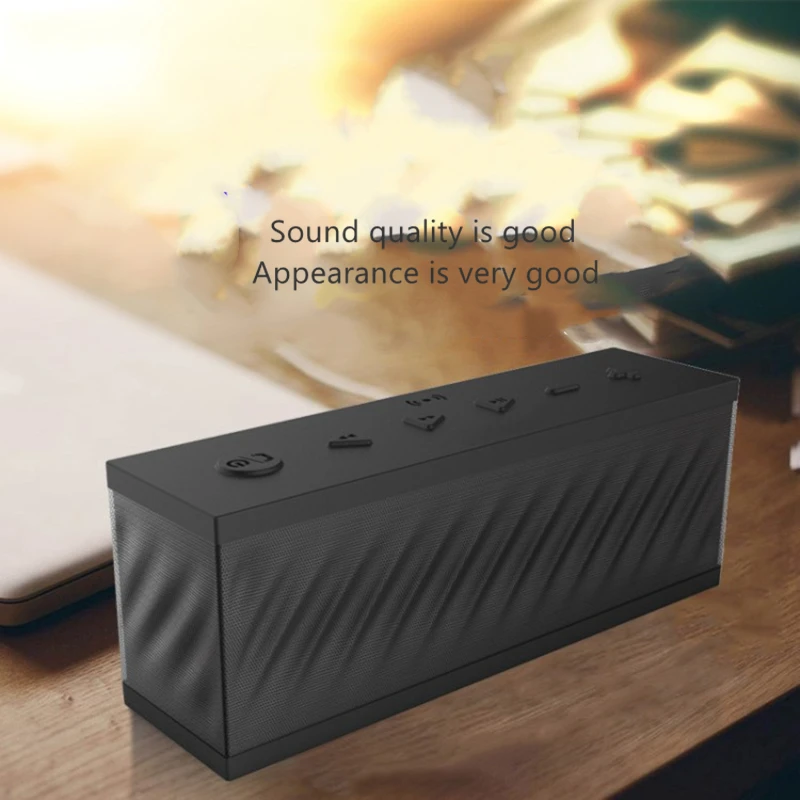 Портативный Bluetooth динамик s altavoes прямоугольный беспроводной сабвуфер с картой и u