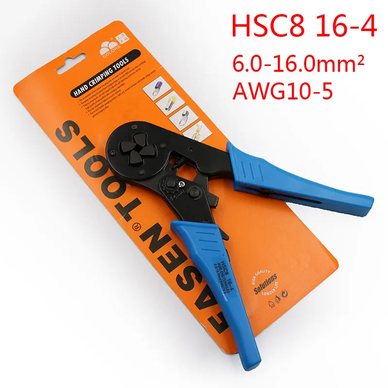 FASEN щипцы для обжима плоскогубцы HSC8 16 4 регулируемые инструменты 6 0 мм2 (AWG10 5)