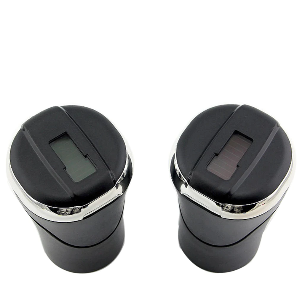 1 шт. солнечные автомобильные пепельницы для сигарет бездымного светодиодного