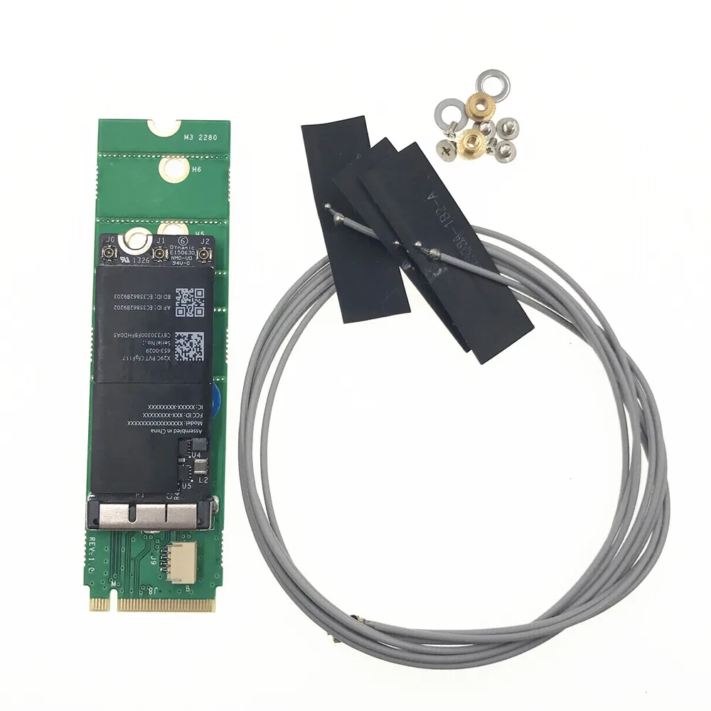 Карта Broadcom bcm9360cd/BCM94360CS2/BCM94360CS/BCM943602CS Wi-Fi карта для NGFF M.2 KEY M PCI-E слот SSD-карты mac os |