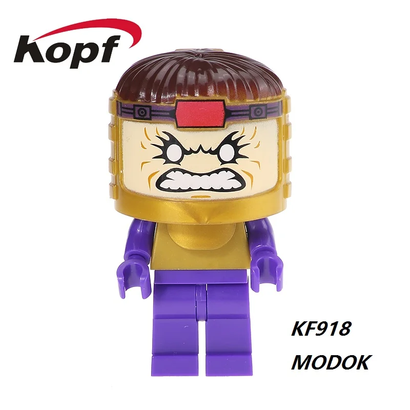 KF918 Without Box 20Pcs KF932 Robocop Movie Alex J. Murphy Wars Voltron Team Godmars Building Blocks Gift Toys for children Super Heroes KOPF - Цвет: KF918 Without Box