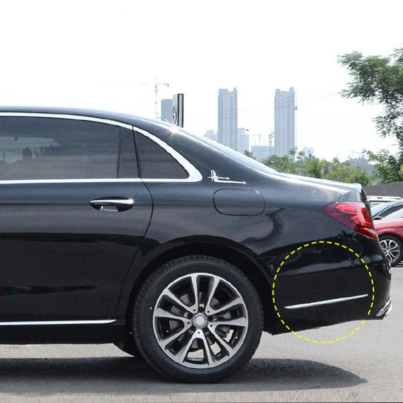 Для Mercedes Benz E Class W213 E200l 300l 2016-2019 ABS боковые молдинговые декоративные полосы отделка