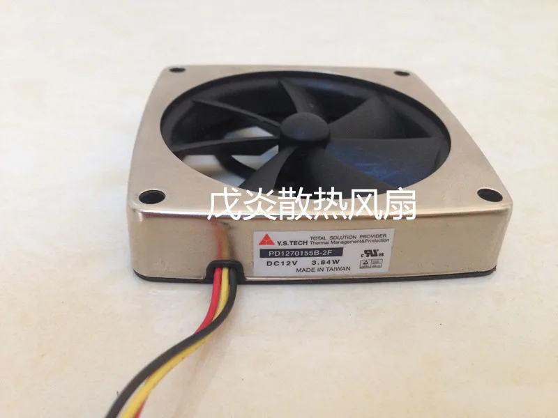 Вентилятор охлаждения сервера Y.S.TECH PD1270155B 2F DC 12V 3 84 W 70x70x15 мм|square fan|dc techserver fan |