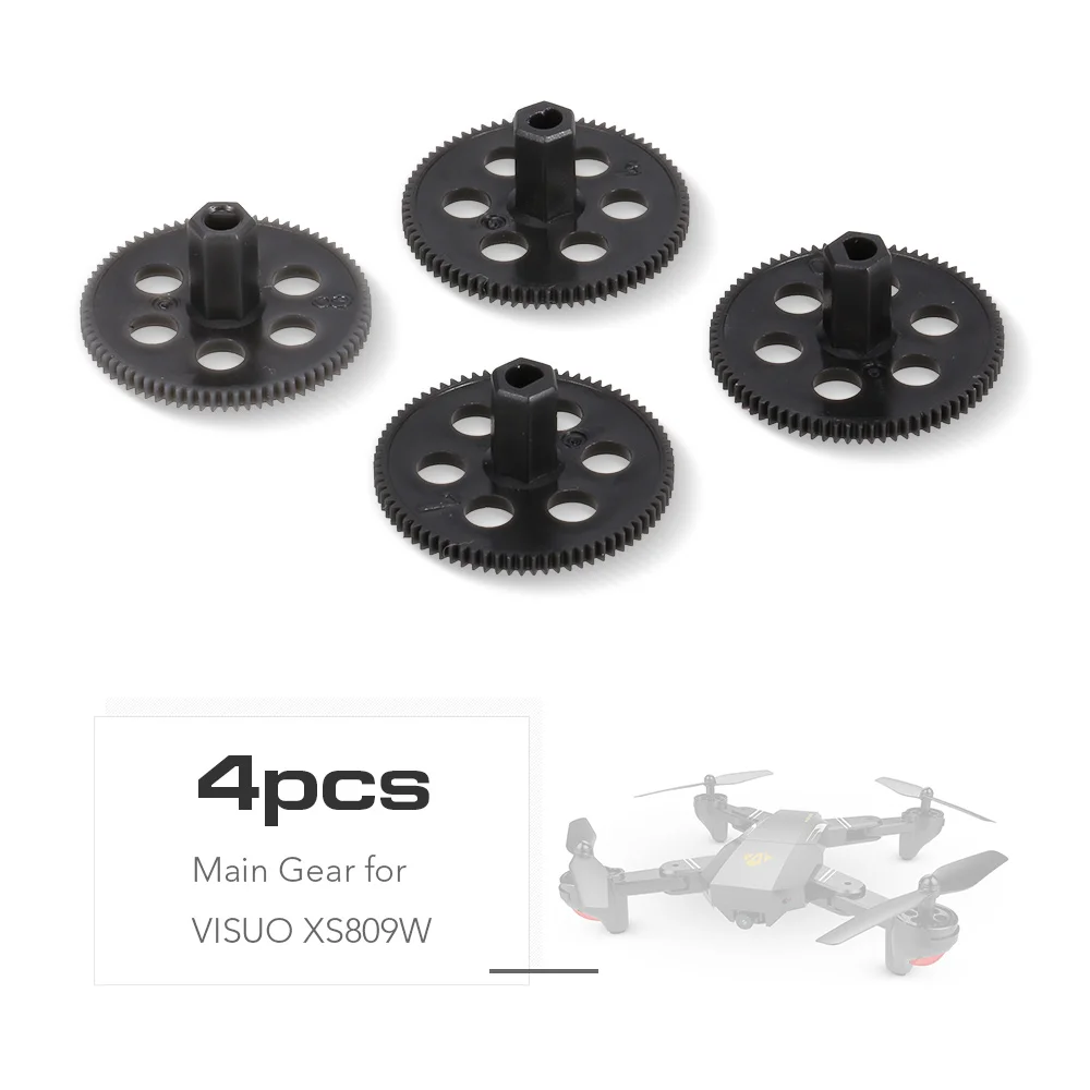 4 шт. основная Шестерня для VISUO XS809W XS809HW FPV Quadcopter RC механизм беспилотников Вертолет