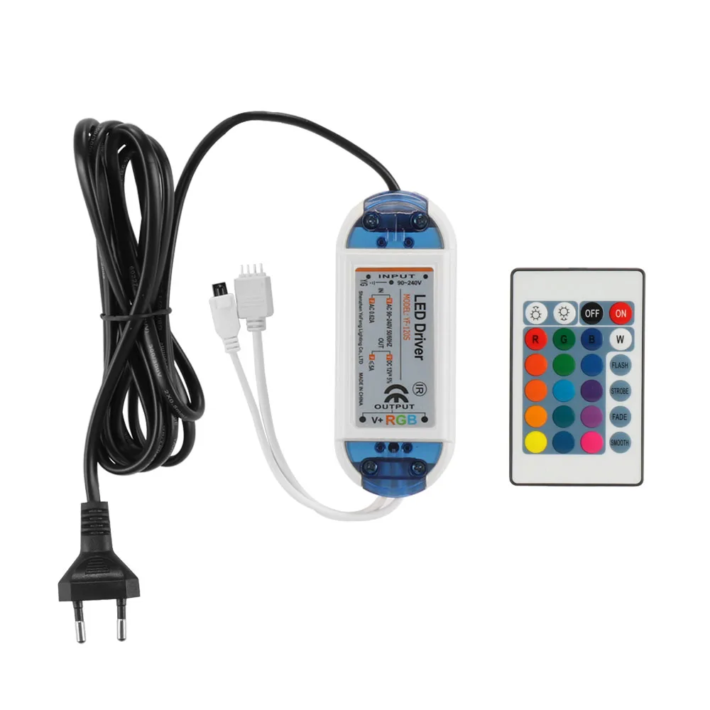3A/5A Мощность адаптер питания аксессуары 24key RGB пульт дистанционного управления