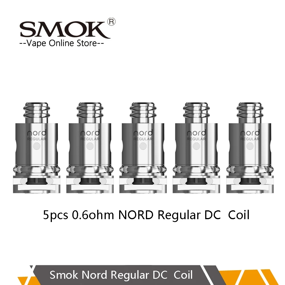 5 шт./лот оригинал Smok Nord Обычная Катушка постоянного тока 0.6ом сменная