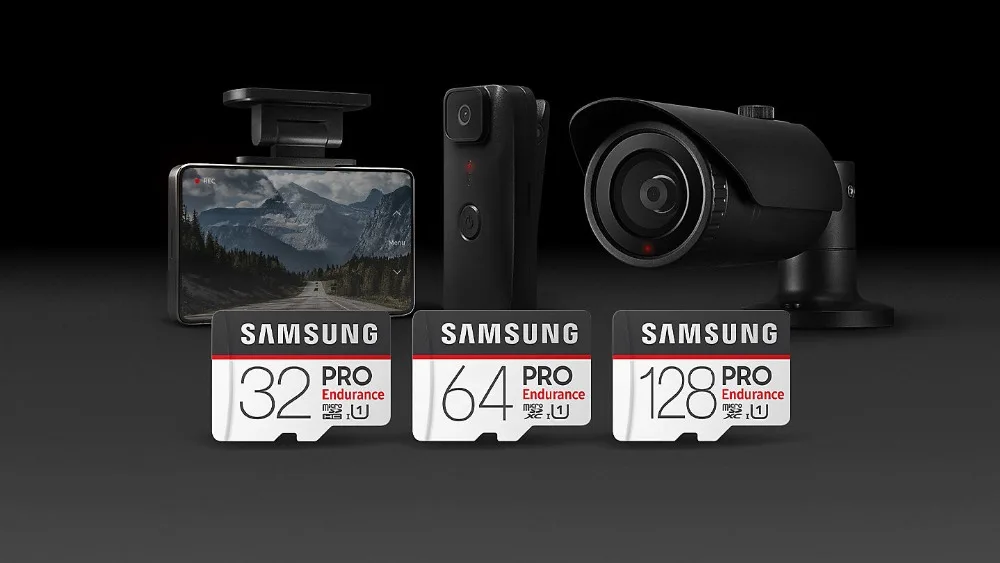 SAMSUNG PRO Endurance слот для карт памяти 256G 128 Гб 64 Гб оперативной памяти, 32 Гб встроенной памяти, 100 МБ/с. Micro SD TF карты флэш памяти